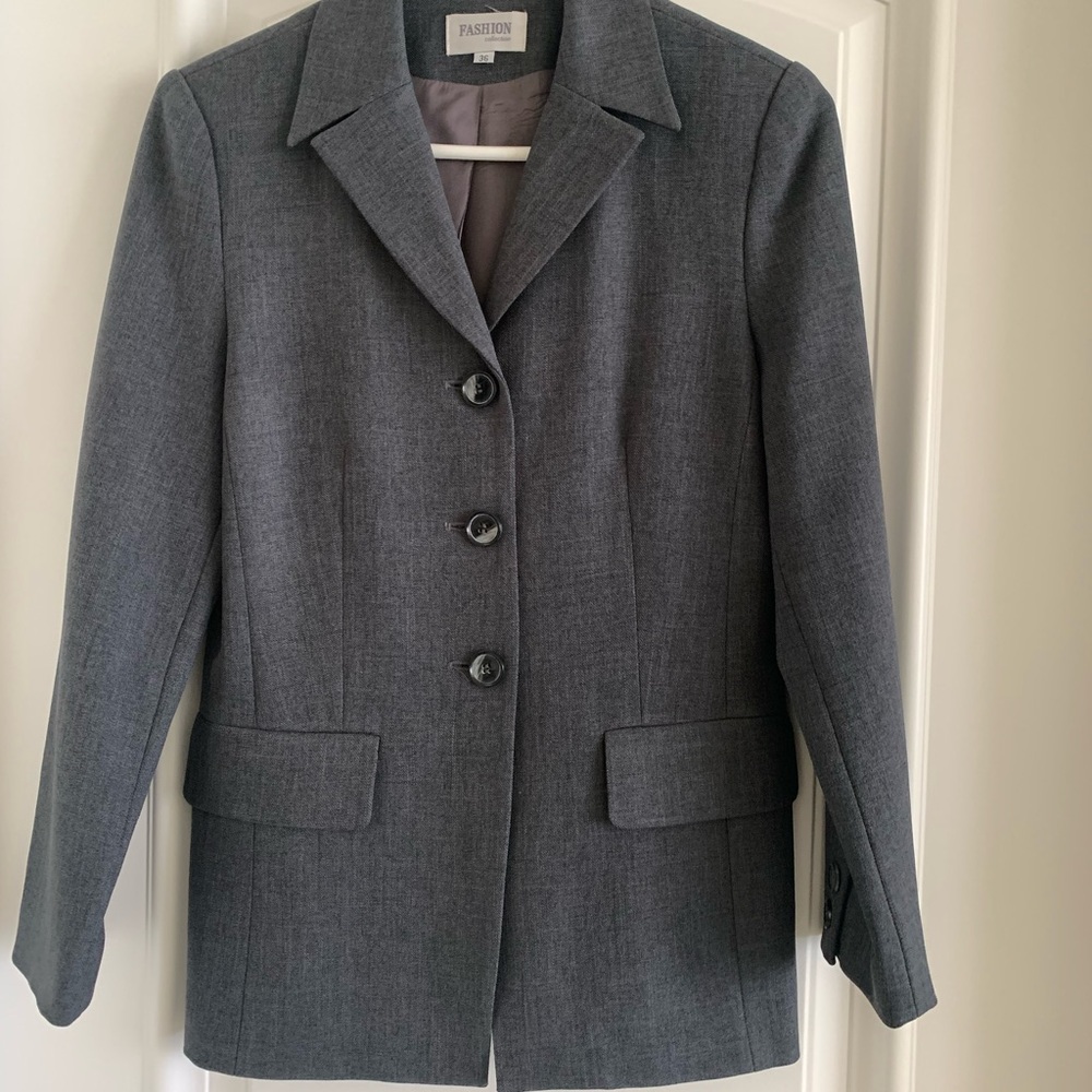 Gray Women's Suit Jacket